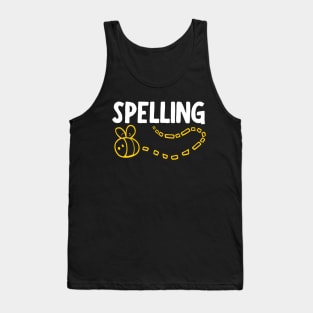 Spelling Words Competitive Spelling Squad Funny Spelling Bee Tank Top